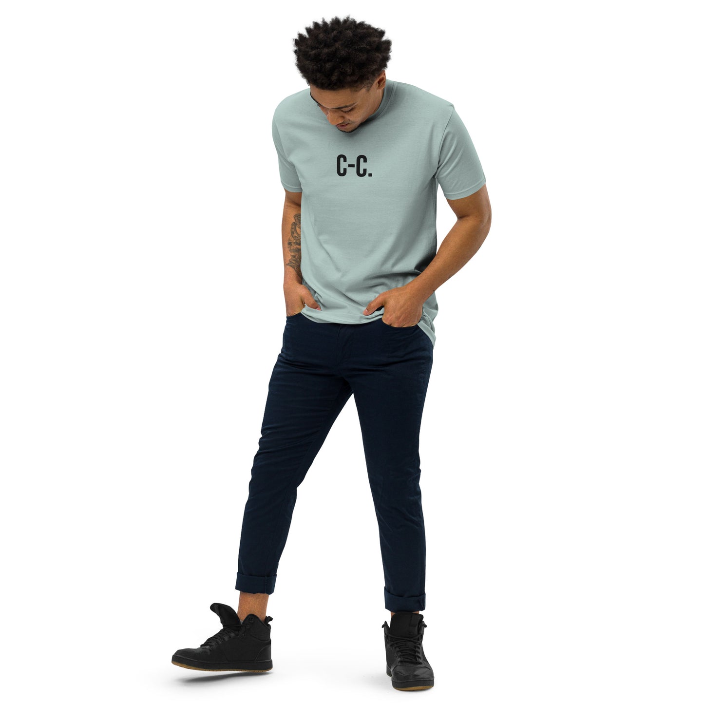 Christ-Centered Embroidered T-Shirt | Christian Church Tee with Colossians 3:23