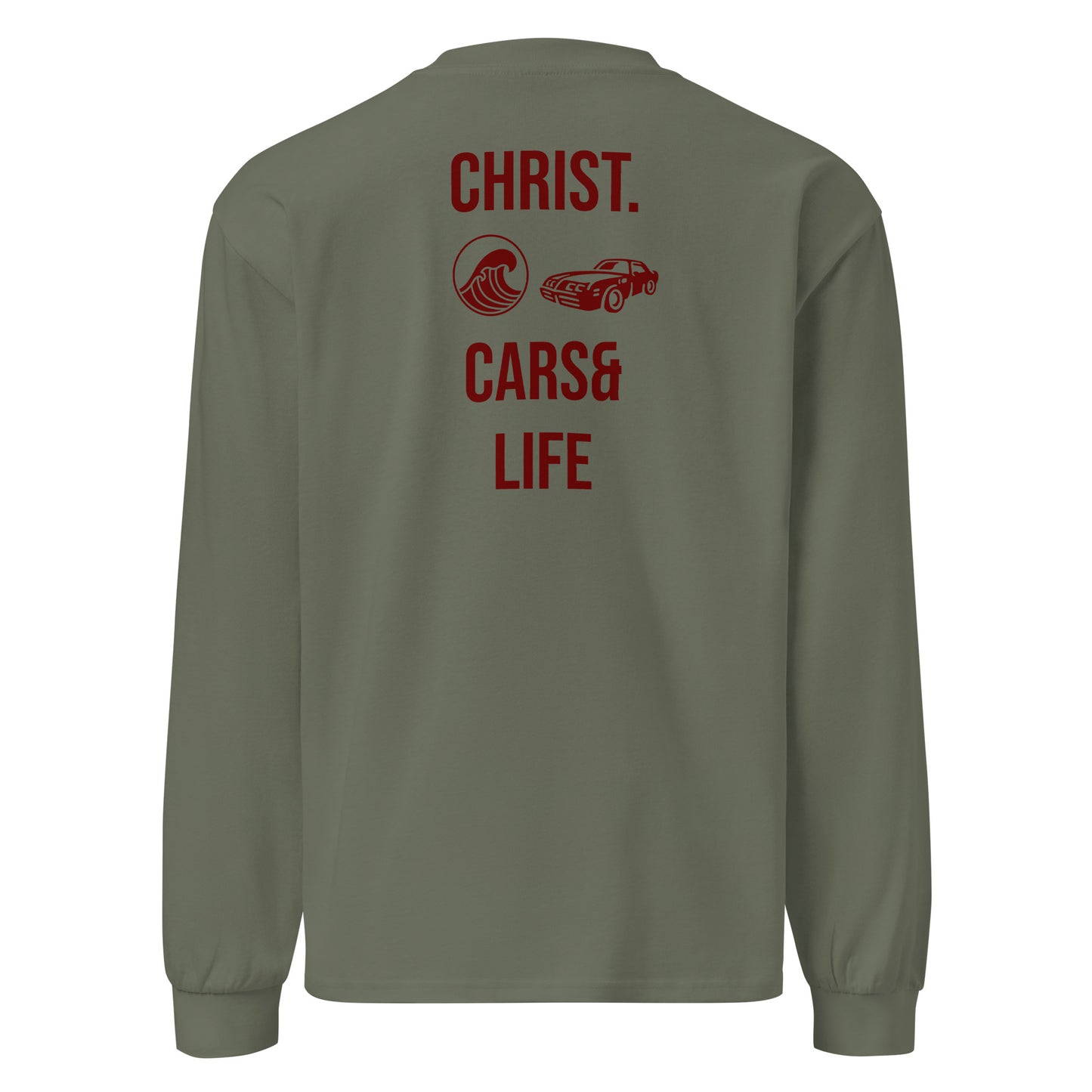 C-C&L Embroidered Sweatshirt | Christian Streetwear | Cross & Colossians 3:23 Graphic